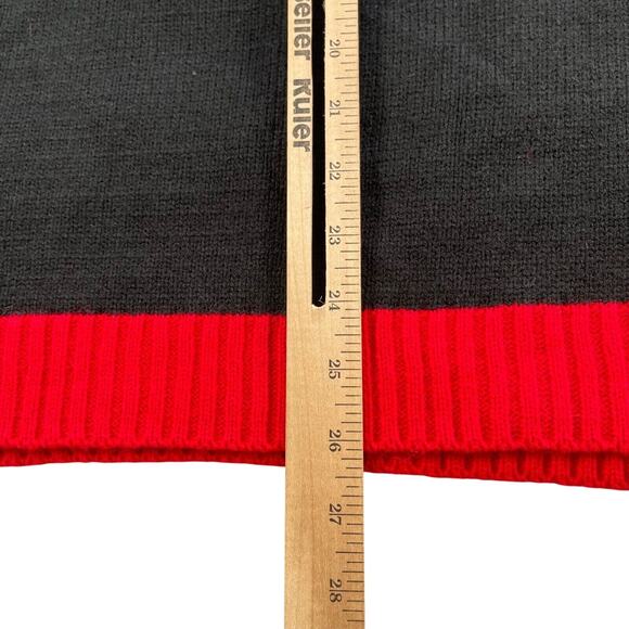 Feliz Navidad Sweater Womens 1X 16W 18W Embroidered Santa Reindeer Hot Peppers - Picture 8 of 14